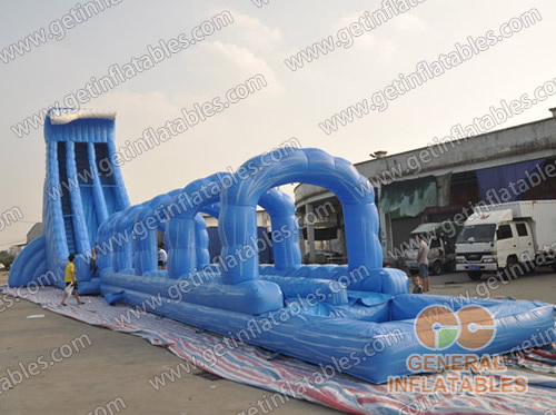 GWS-138 Giant inflatable water slide N slip