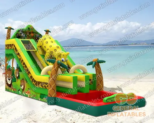 Jungle dual water slide