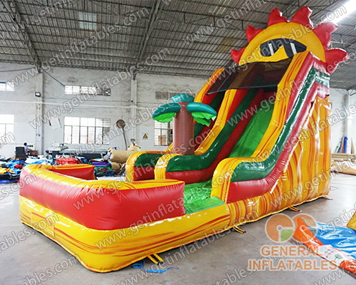 Mr. Sun inflatable water slide