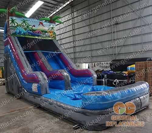 Jungle water slide