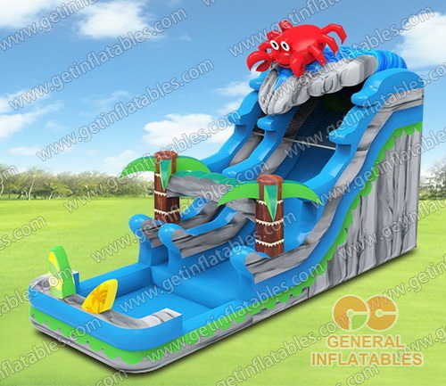 Crab water slide