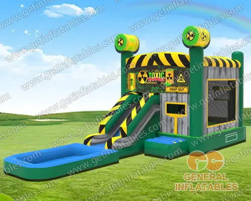 Inflatable water slide