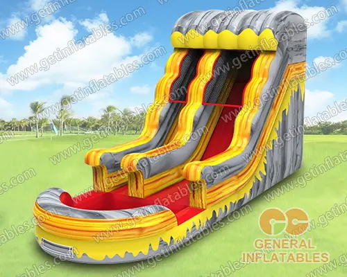 Inflatable water slide