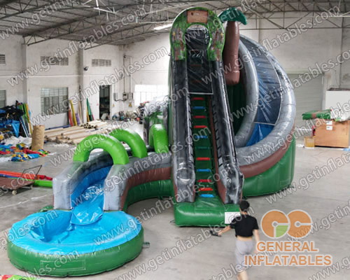 GWS-295 Coconut falls water slide