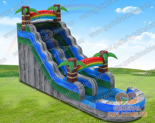GWS-296 Rainbow water slide
