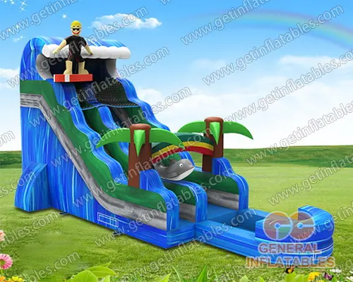 Inflatable Dry/Wet Slide