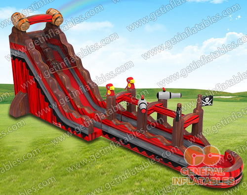 Pirate water slide n slip 