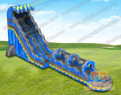 Blue wave water slide n slip