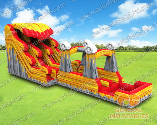 GWS-323  Volcano water slide n slip