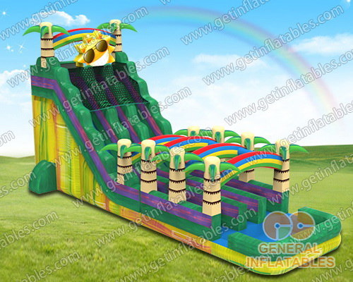 GWS-324  Rainbow water slide n slip