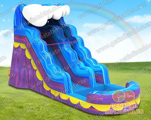 Big wave water slide