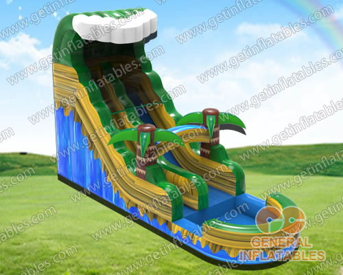 GWS-357 Palm trees water slide