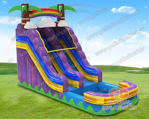 GWS-365 Palm tree water slide