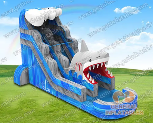 Shark escape water slide 