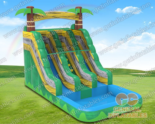 Forest dual water slide