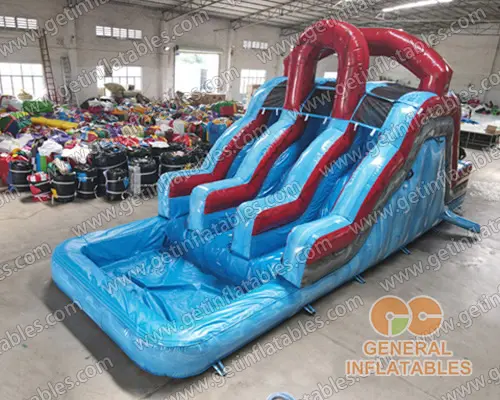 GWS-384 3 lanes water slide