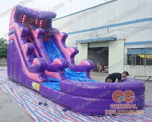 GWS-391 Purple marble water slide