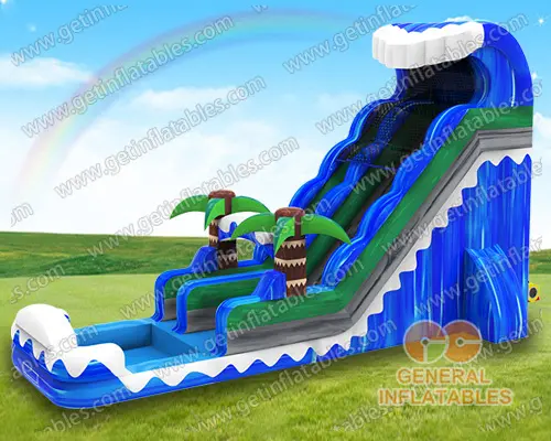 GWS-400 22 Ft Blue Crush Water Slide