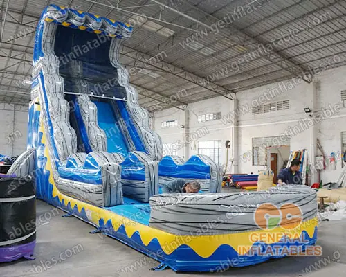 GWS-407 Blue wave water slide