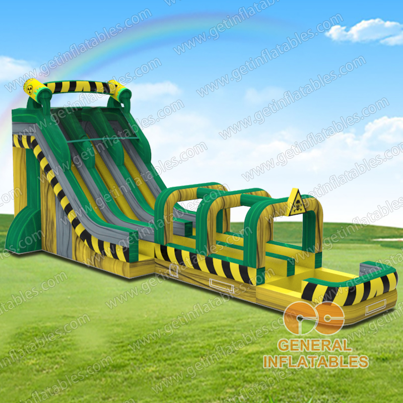 GWS-435 Toxic water slide n slip with pool