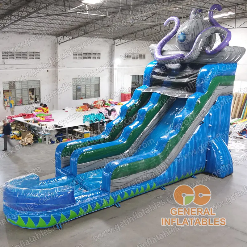 Octopus water slide