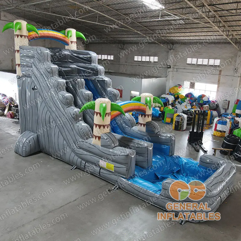 Jungle water slides