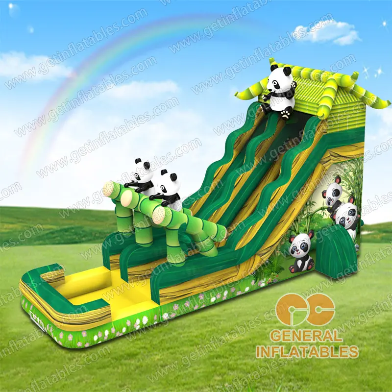 Panda water slide 