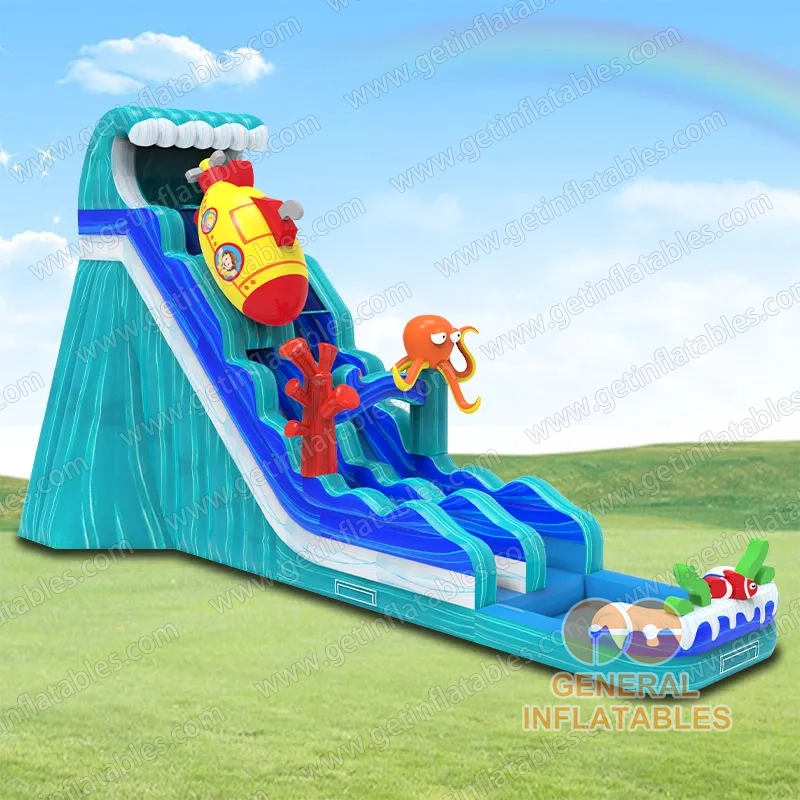 Undersea water slide