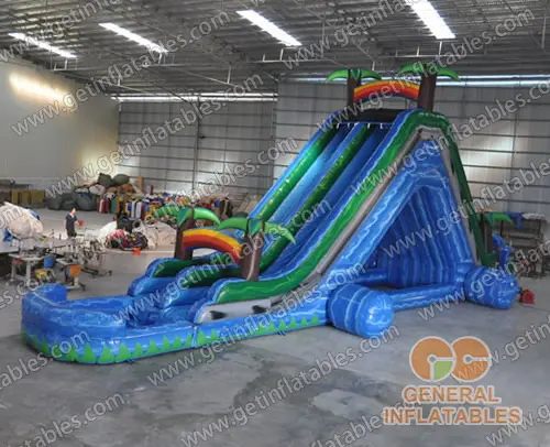 Jungle water slide