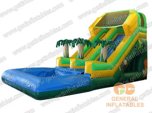 Jungle water slide