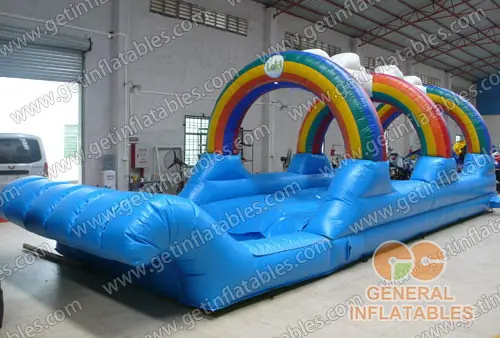 Rainbow Slip N Slide in Single Lane