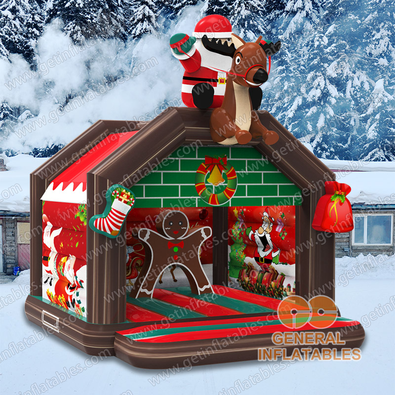 Christmas bounce house 